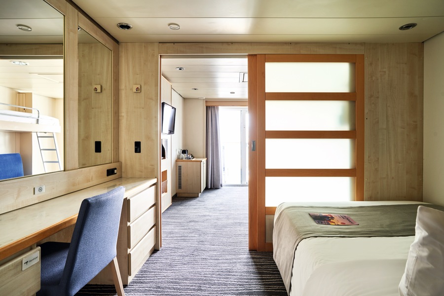 Marella Cruises, Marella Voyager, Family Balcony Cabin 2 ©Tom Fallon.jpg